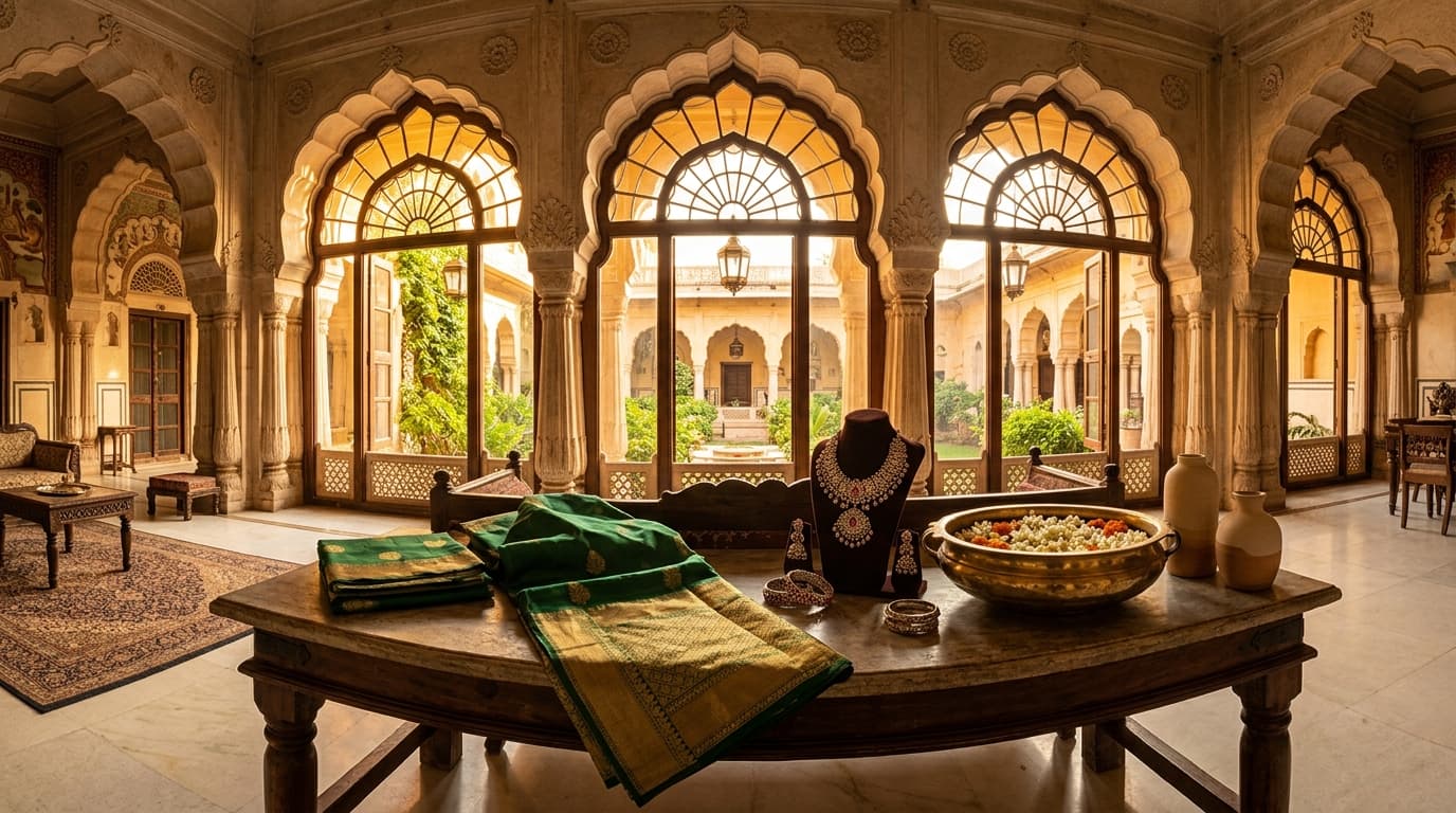 Varanasi Silk Sanctum: Pure Zari Masterpieces